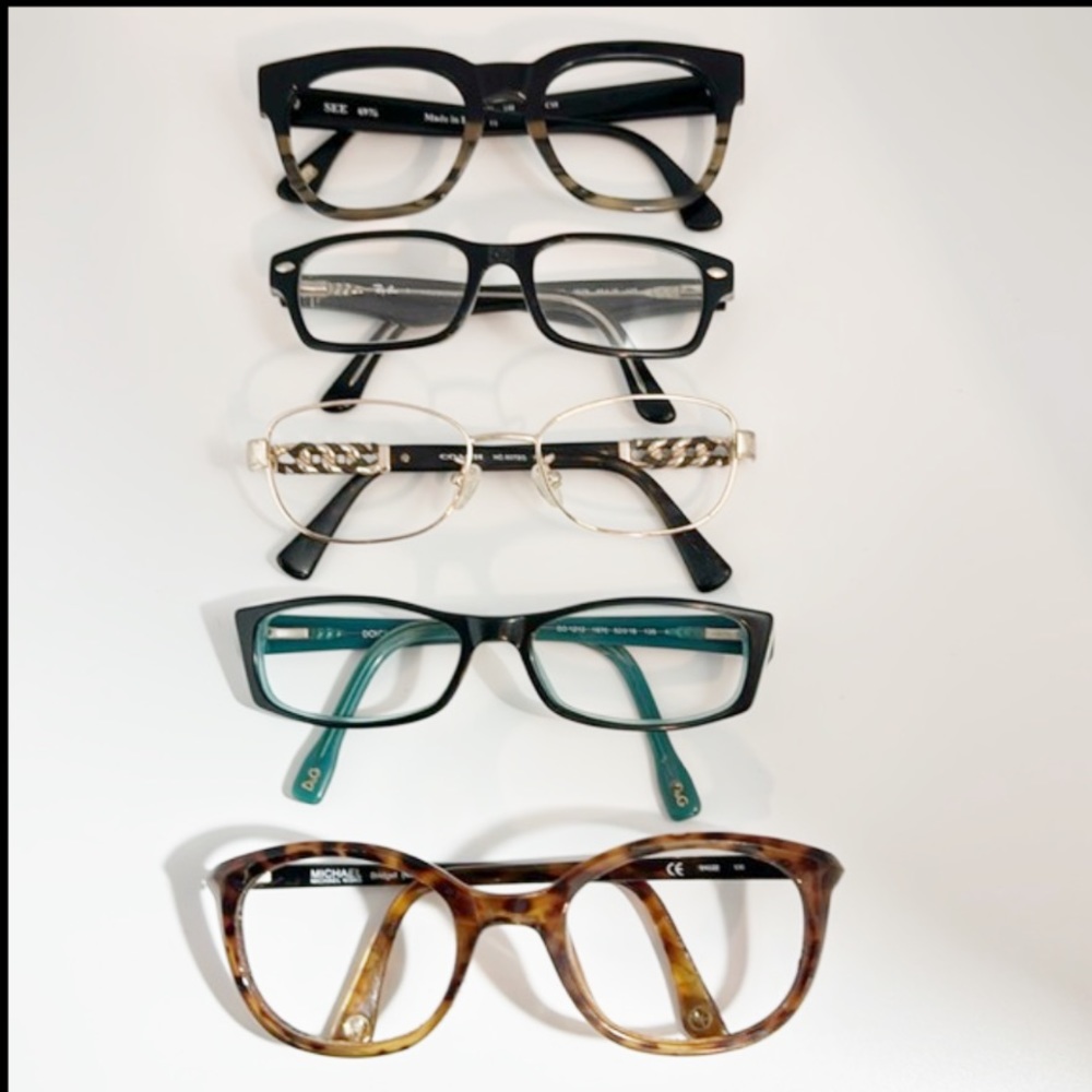 Lot of Michael Kors Ray-Ban Coach Dolce & Gabbana See prescription eyeglasses